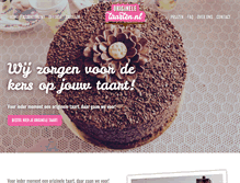 Tablet Screenshot of origineletaarten.nl